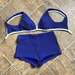 40s/50s VINTAGE High Waisted Bikini